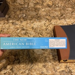 The New American Bible Large Print Edition Oxford University Press 12 Point Type