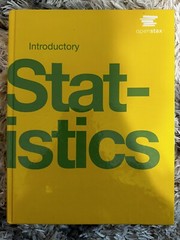 Introductory Statistics by Susan Dean and Barbara Illowsky (2018, Hardcover)