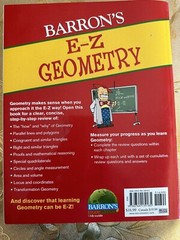 Barron’s Easy Way Ser.: E-Z Geometry by Elizabeth Waite and Lawrence S. Leff…