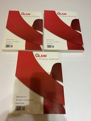 Lot 3 Books Gleim CPA Exam Review REG FAR BEC 2016 Paperback Sample Questions