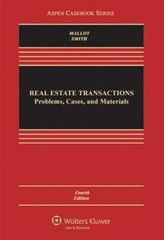 Real Estate Transactions: Problems, Cases, and Materials (Aspen Casebook Series)