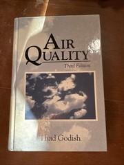 Air Quality by Thaddeus Godish (1997, Hardcover)
