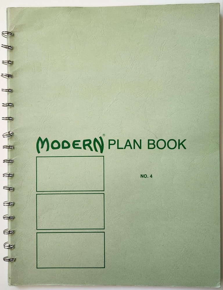 Teacher’s Lesson Planner Record Book Kurtz Bros. 1977 Modern Plan Book Vintage