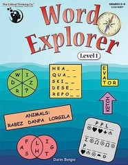 Word Explorer Level 1 Workbook Using – Paperback, by Darin Beigie – Very Good