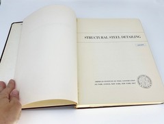 Structural Steel Detailing AISC 1966 Engineering Book Fold Out Charts Schematics