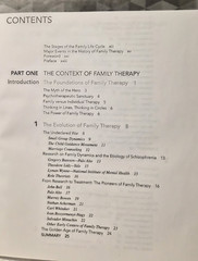 Family Therapy Concepts and Methods: Davis & Nichols (see photos:)
