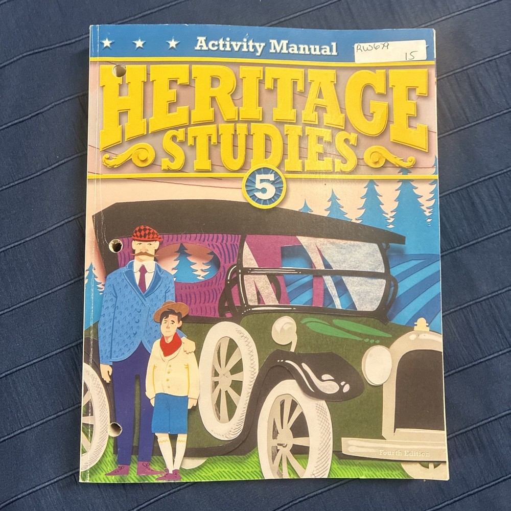 BJU Heritage Studies 5 Student Activities Manual – Activity Workbook 4th Ed Gr 5