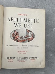 Arithmetic We Use (1942)Grade 5 & English at Your Service (1942)HC Schoolbooks