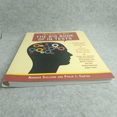 The Big Book of IQ Tests Norman Sullivan Spiral 1988 Tests with Answers