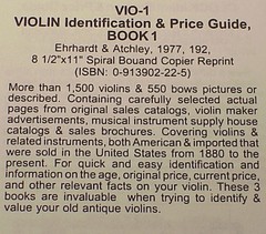 Roy Ehrhardt Estate CD PDF Violin Identification & Price Guide #1- #2- #3 Books