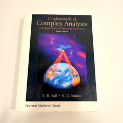 Fundamentals of Complex Analysis- E.B. Saff & A.D. Snider – 3rd Edition