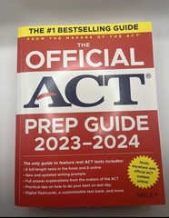The Official ACT Prep Guide 2023-2024 Book + 14 Practice Tests + 400 Digital…