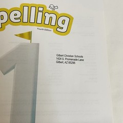 BJU Press Spelling 1 Teacher Edition 4th Edition Spiral Bound Homeschool Grade 1