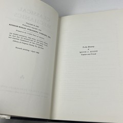 Classical Mechanics Herbert Goldstein Hardcover 1965 Physics Textbook