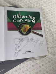 Abeka Observing God’s World Text Answer Key Test Key Quiz /Worksheet Key 4th Ed