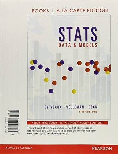 Stats: Data and Models, Books a la Carte Edition (4th Edition) – GOOD