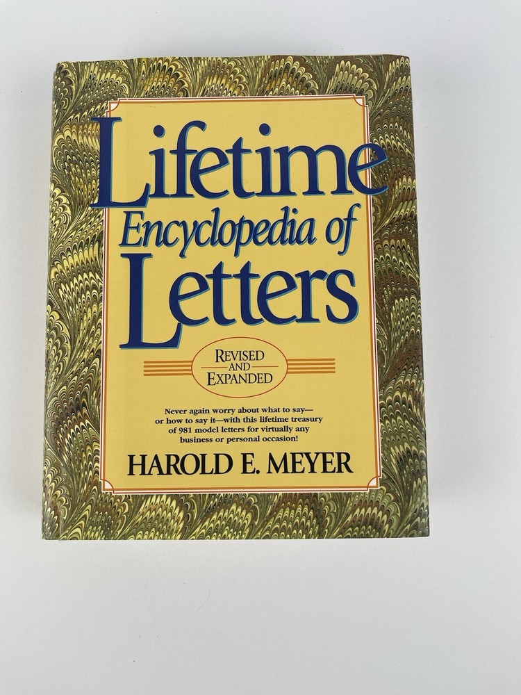 Lifetime Encyclopedia of Letters – 0135295467, Harold E Meyer, hardcover