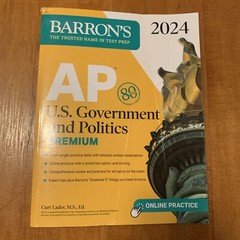 Barron’s AP Prep Ser.: AP U. S. Government and Politics Premium, 2024: 6…