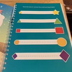 Scholastic Pre-K Trace and Write Wipe-Clean Activity Spiral Paperback Book