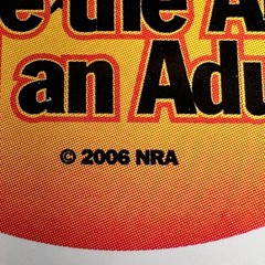 NRA Eddie Eagle Gun Safety Stickers Lot Of 25 2006 3″ Round Instructor Teacher