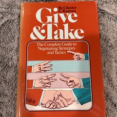 Give and Take Complete Guide Negotiating Strategies and Tactics Vintage Book 70s