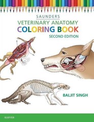 Baljit Singh Veterinary Anatomy Coloring Book (Paperback)