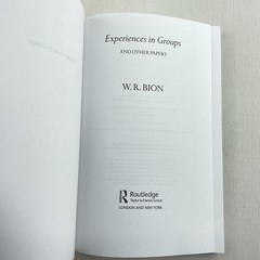 Experiences in Groups WR Bion Paperback Book Psychoanalysis Psychology
