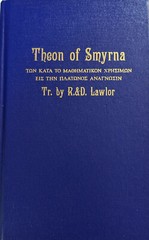 THEON OF SMYRNA – MATHEMATICS USEFUL 4 UNDERSTANDING PLATO smyth sewn hb NOT POD