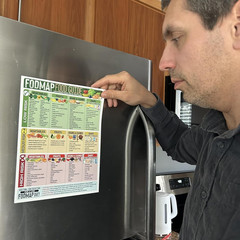 Magnetic 8.5X11 FODMAP Food Guide – Ibs-Friendly Diet Poster & Chart, Safe Fo…