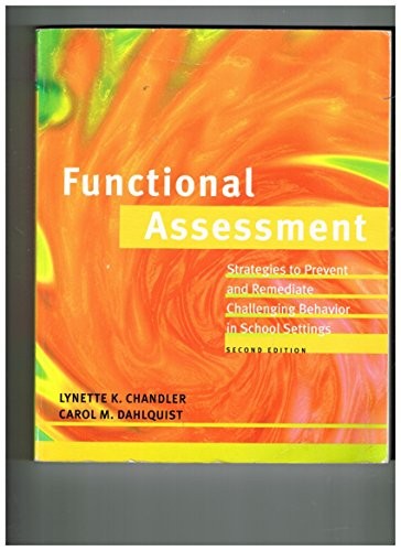 Functional Assessment: Strategies to Prevent and Remediate Challenging Be – GOOD
