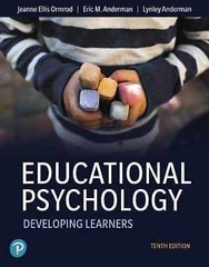 Educational Psychology: Developing – Paperback, by Ormrod Jeanne Ellis; – Good