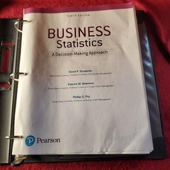 Business Statistics A Decision-Making Approach Groebner Fry Pearson Loose-Leaf