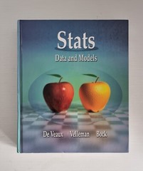 STATS DATA AND MODELS DE VEAUX VELLEMAN BOCK 2005 TEXTBOOK
