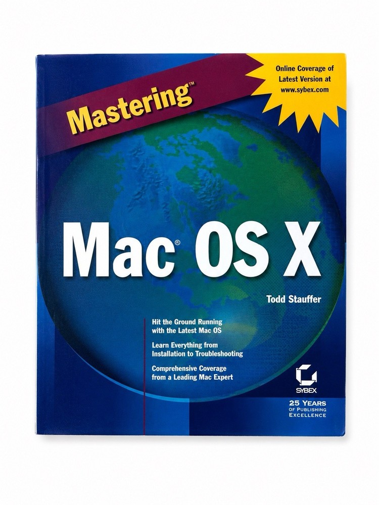 Mastering Mac OS X By Todd Stauffer. 9780782125818 EXCELLENT CONDITION!!