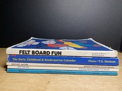 Vintage Lot Of 5 PreK – Grade 2 Teacher Resource Activities Paperback Books