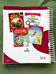 Abeka K5 Phonics Reading Writing & Numbers Teacher Lesson Plan Instruction Book