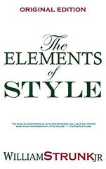 The Elements of Style – VERY GOOD