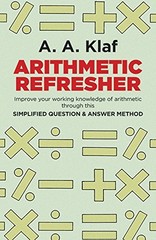 Arithmetic Refresher: Improve your working knowledge of arithmetic – VERY GOOD