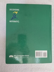Discovering Advanced Algebra By Textbook Key Curriculum Press
