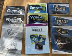 ABeka English 8 Lot Grammar Spelling II Of Places Literature Lesson Plans Keys