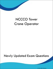 NCCCO Tower Crane Operator Study Guide Prep Book