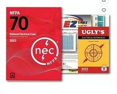 NFPA 70 2023 NEC Code Book + Ugly Electrical Spiral + EZ Tab USA STOCK