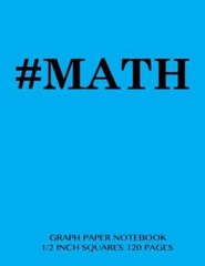 MATH Graph Paper Notebook 12 inch squares 120 pages: Notebook perf – VERY GOOD