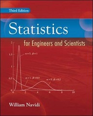 Statistics for Engineers and Scientists – hardcover Navidi, William