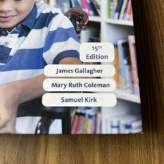 Educating Exceptional Children 15th Edition Gallagher Kirk Cengage Hardcover