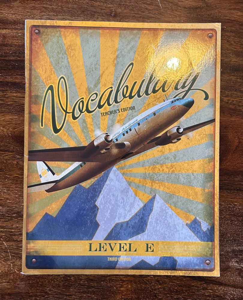 BJU Bob Jones University Vocabulary Level E Teacher’s Edition
