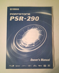 Yamaha PSR-290 Instruction Manual for portable keyboard
