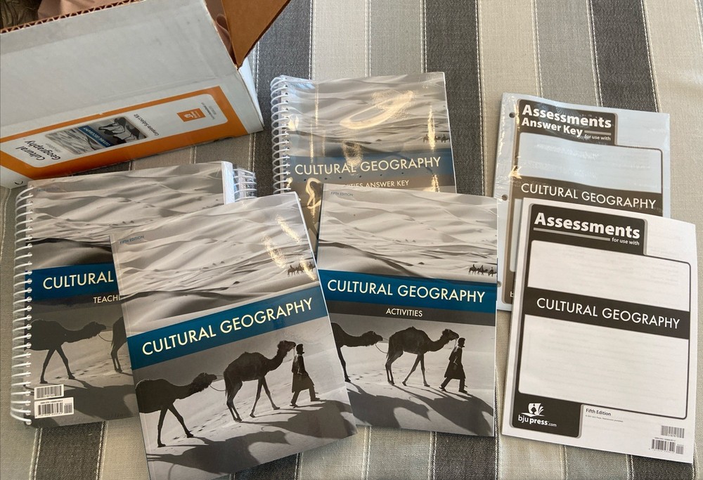 NEW BJU Press 9th grade CULTURAL GEOGRAPHY Complete Subject Kit 5th ed HISTORY