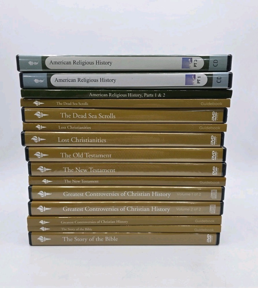 Great Courses Religious Biblical Study Lot Testament, Christianities, Bible