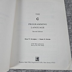 The C Programming Language Dennis M Ritchie and Brian W Kernighan 2nd Edition